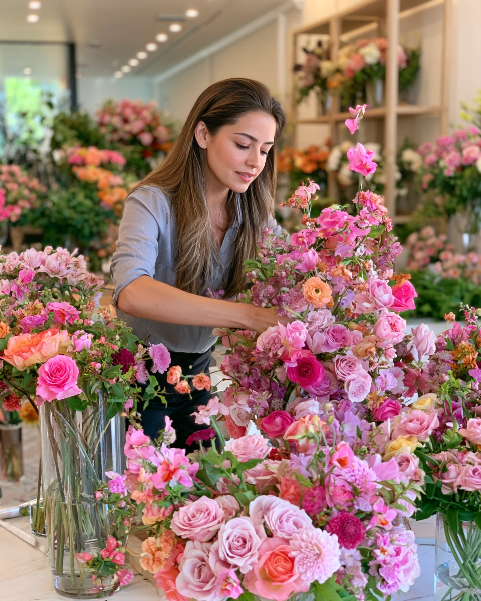 Inside Viva Flowers Shop