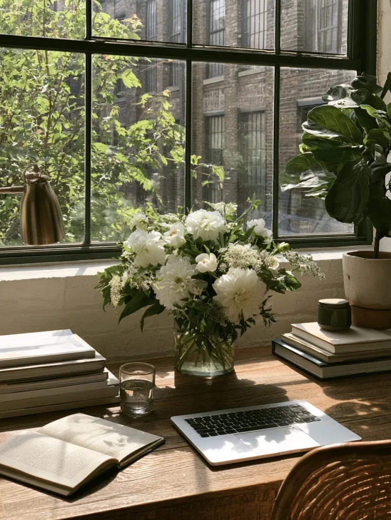 Biophilic Desk Design: How a Simple Bouquet Can Improve Focus and Reduce Stress
