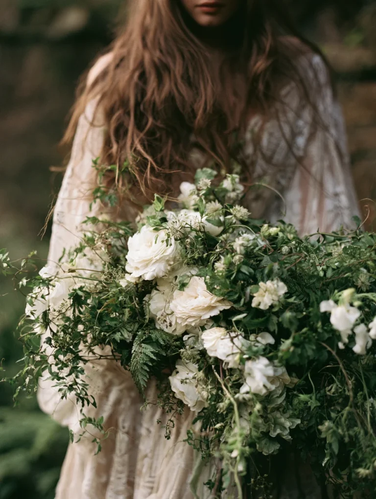 Foam-free floristry techniques, foraged and local sourcing, and eco-friendly design