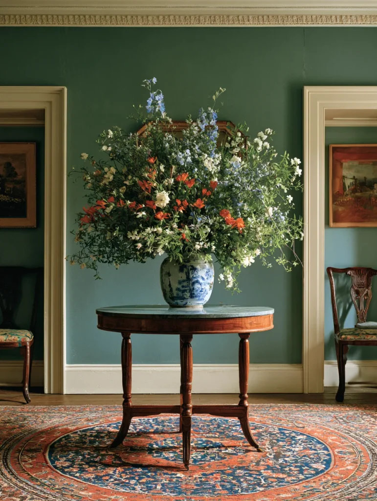 Match the palette to the room’s decor,